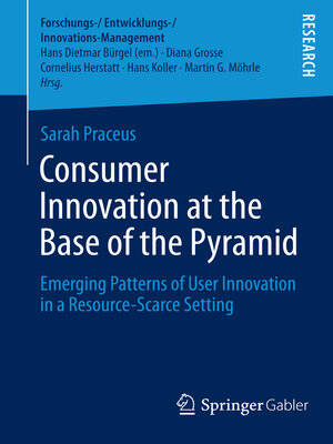 cover image of Consumer Innovation at the Base of the Pyramid